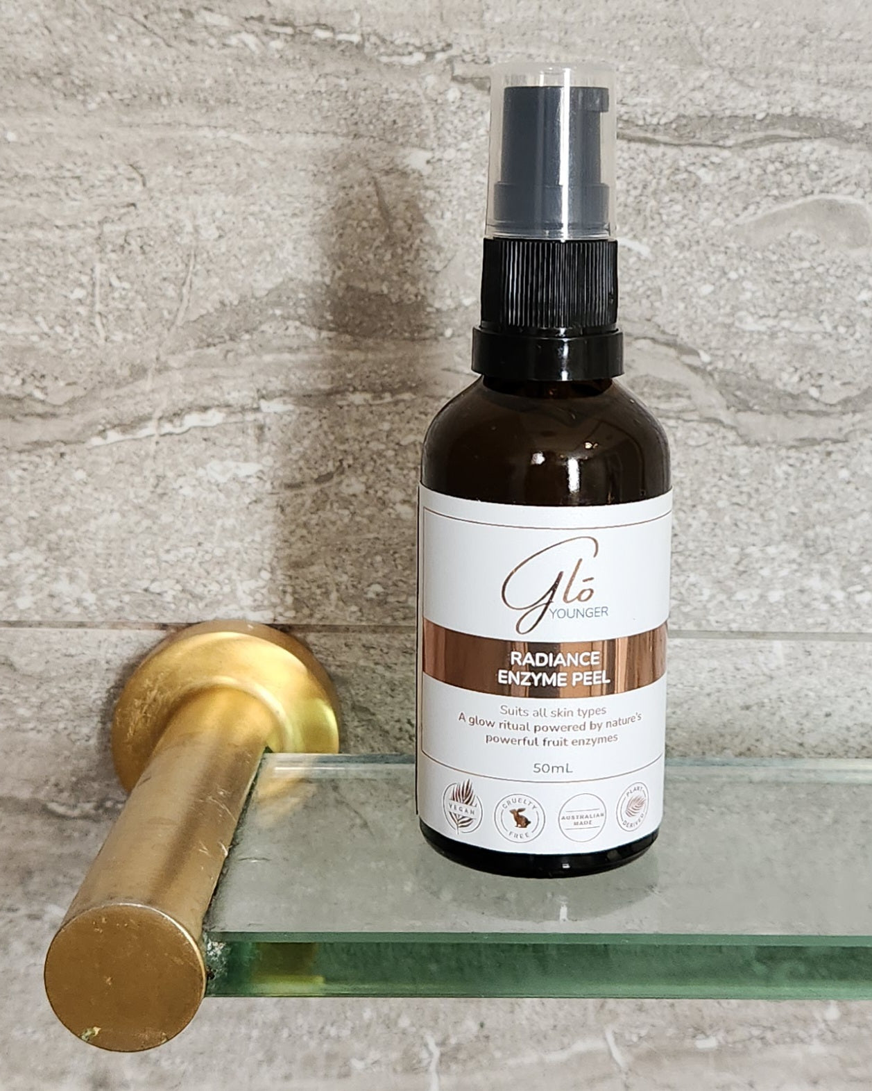 Glo Younger Radiance Enzyme Peel exfoliating enzyme treatment, second view