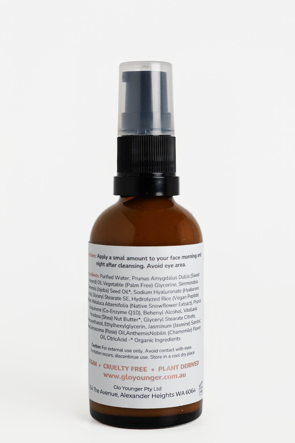 Age Defying Peptide Lotion back label