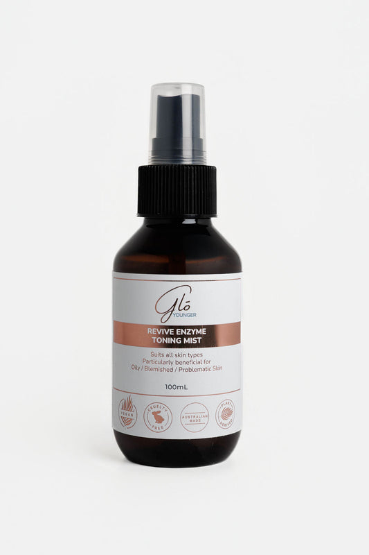 Glo Younger Revive Enzyme Toning Mist front on white