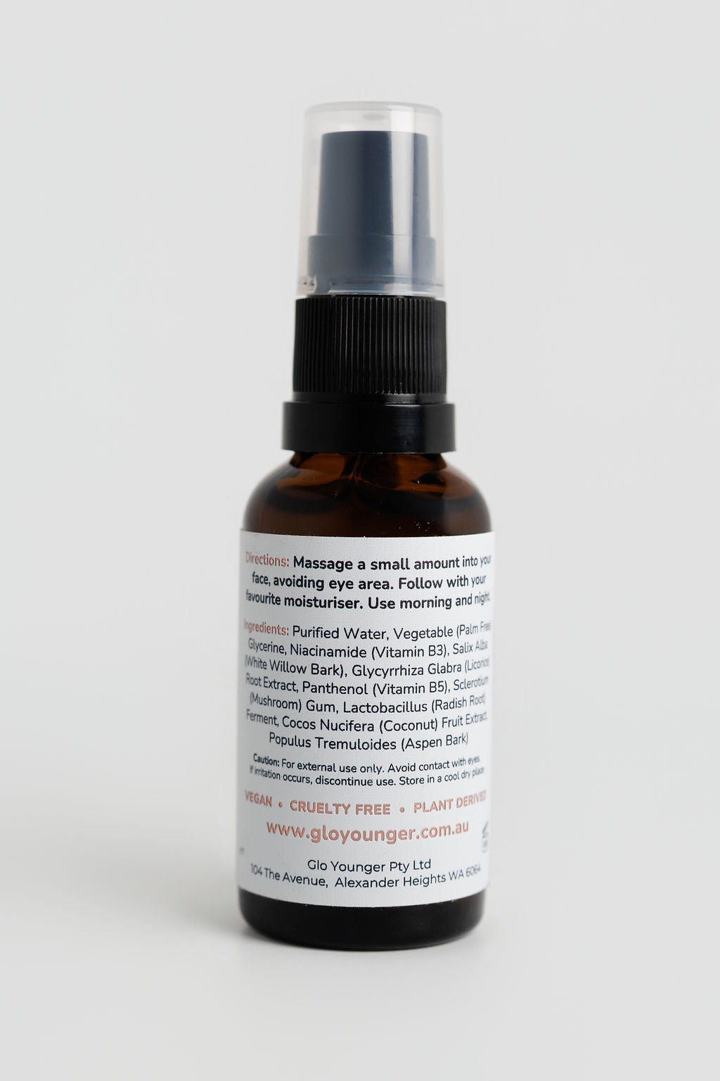 Balance B Serum back label