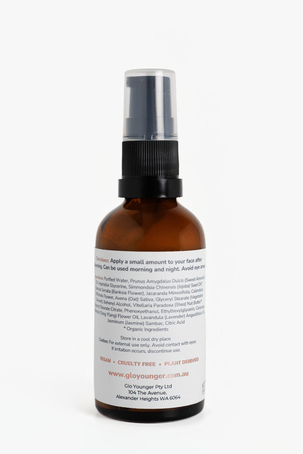 Nourish and Renew Night Cream back label