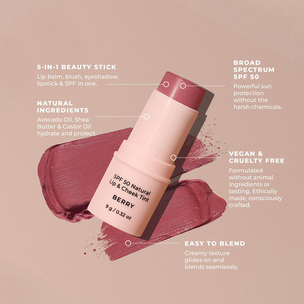 SPF 50 Natural Lip & Cheek Tint product image 12