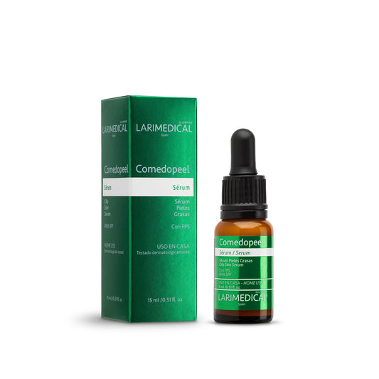 Larimedical Comedopeel Serum 15ml box and bottle