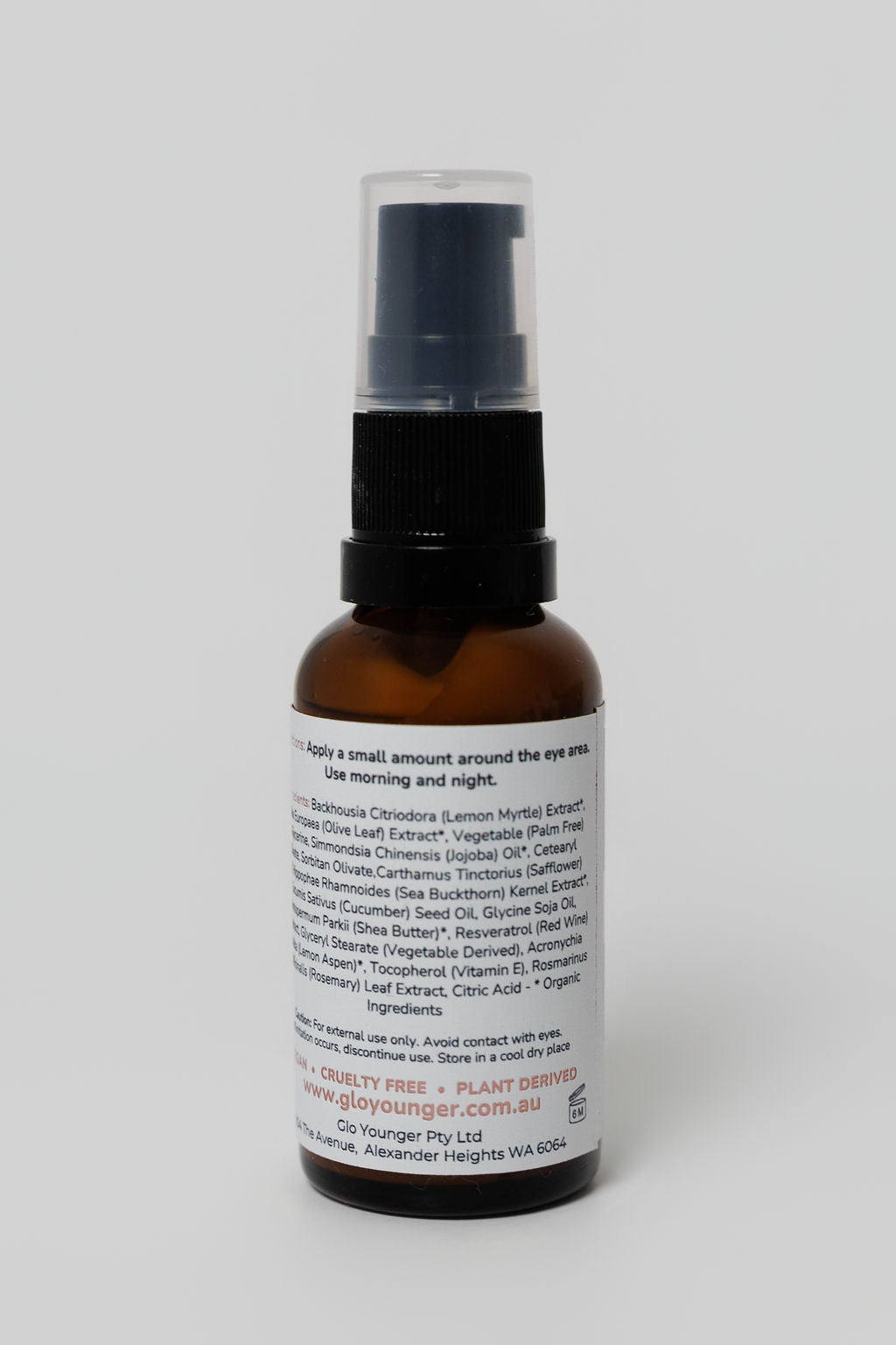 Youthful Eyes Complex back label